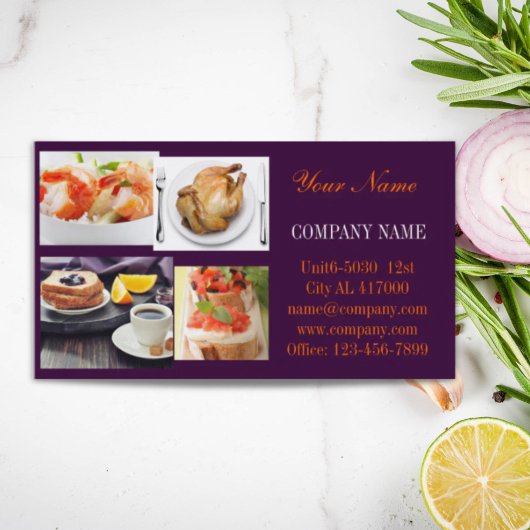 Rundhamburger sandwich kip private chef catering visitekaartje