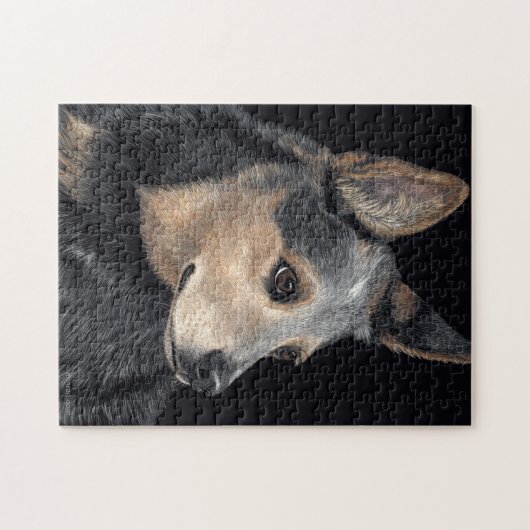 Rundle Dog Puzzle - "Quigley" Legpuzzel (Horizontaal)