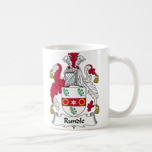 Rundle Family Crest Koffiemok (Rechts)