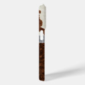 Rundleren Bruin Leren Gejewelde Strik Case-Mate iPhone Case (Achterkant / Rechts)