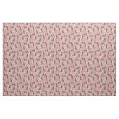 Rundvederroze floralen stof (Fat Quarter)