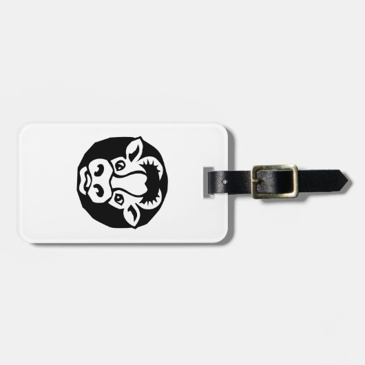 Rundvee Bagagelabel (Voorkant horizontaal)