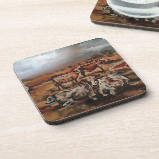 Rundvee Bier Onderzetter (Linkerzijde)