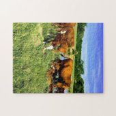 Rundvee bij de hond legpuzzel (Horizontaal)