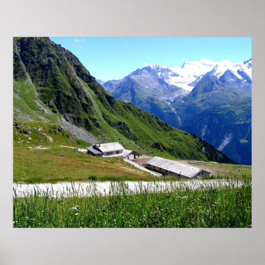 Rundvee boerderij La Chaux Poster (Voorkant)