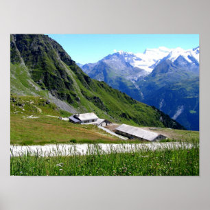 Rundvee boerderij La Chaux Poster