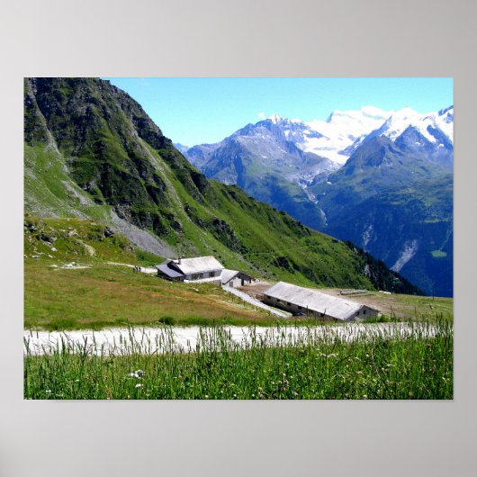Rundvee boerderij La Chaux Poster (Voorkant)