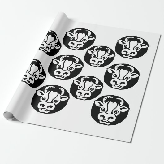 Rundvee Cadeaupapier (Uitgerold)
