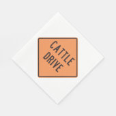 Rundvee Drive Road Sign Servet (Hoek)