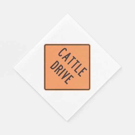 Rundvee Drive Road Sign Servet (Hoek)