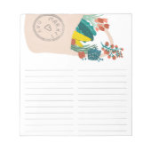 Rundvee en gietijzer Tas, gemorst Notitieblok (Voorkant)