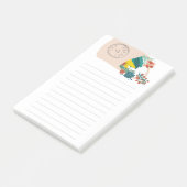 Rundvee en gietijzer Tas, gemorst Post-it® Notes (Schuin)