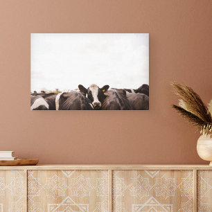 Rundvee en overbelaste hemel 2 canvas afdruk