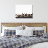 Rundvee en overbelaste hemel 2 canvas afdruk (Insitu (Slaapkamer))