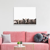 Rundvee en overbelaste hemel 2 canvas afdruk (Insitu (Woonkamer))