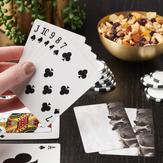 Rundvee en overbelaste hemel 2 speelkaarten (Insitu)