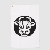 Rundvee Golfhanddoek (Voorkant)