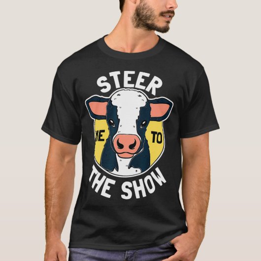 Rundvee grappige koe grappige landbouw t-shirt (Voorkant)
