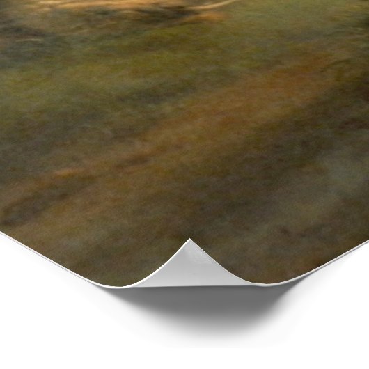 Rundvee grazen terwijl schaapherders kijken poster (Hoek)