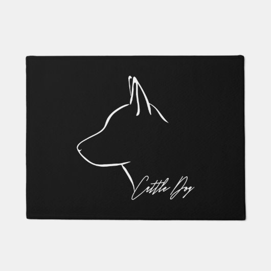 Rundvee Hond Profiel hond moeder Deurmat (Voorkant)