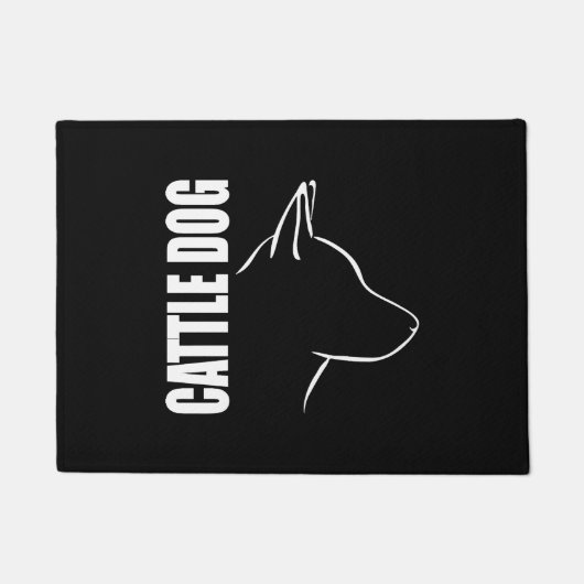 Rundvee Hond Profiel hond moeder Deurmat (Voorkant)