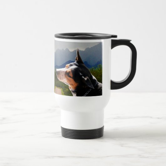 Rundvee hond voor Elephant Head AZ mok (Rechts)