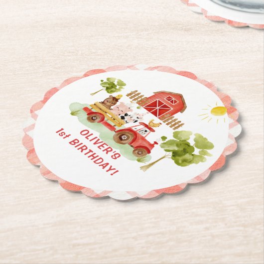 Rundvee Kartonnen Onderzetters (Gekanteld)