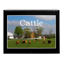 Rundvee Maandelijkse kalender 2017 van Thomas Minu