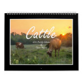 Rundvee Maandelijkse kalender 2018 van Thomas Minu (Hoes)