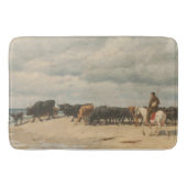 Rundvee naast het Zee (door Eugène Burnand) Badmat (Voorkant)