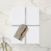 Rundvee naast het Zee (door Eugène Burnand) Cadeaulabel (Met Touw)