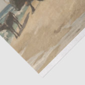 Rundvee naast het Zee (door Eugène Burnand) Tissuepapier (Detail)