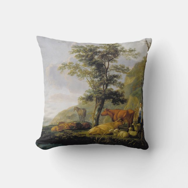 Rundvee nabij de Aelbert Cuyp Kussen (Voorkant)