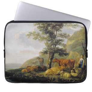 Rundvee nabij de Aelbert Cuyp Laptop Sleeve