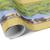 Rundvee onder schaduwboom... 100 graden Plus Cadeaupapier (Rol Hoek)