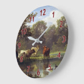 Rundvee op de Vijver Classic Art Grote Klok (Hoek)