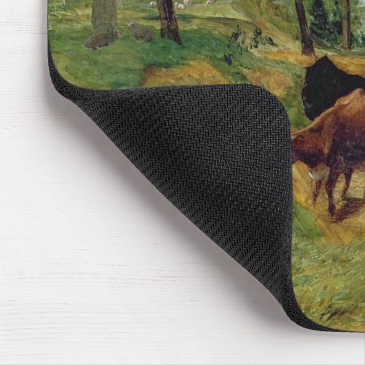 Rundvee op een Devonshire Lane Muismat (Hoek)