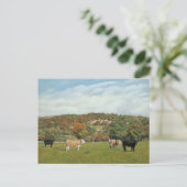 Rundvee op Pentyrch Briefkaart (Staand voorkant)