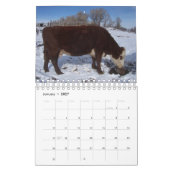 Rundvee op ranch kalender (Jan 2027)