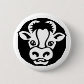 Rundvee Ronde Button 5,7 Cm (Voorkant)
