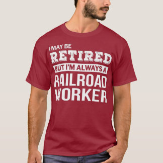 Rundvee Spoorwegwerker Gift Funny Retirement T-shirt