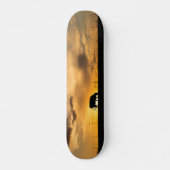 Rundvee Sunset Silhouet Skateboard (Voorkant)