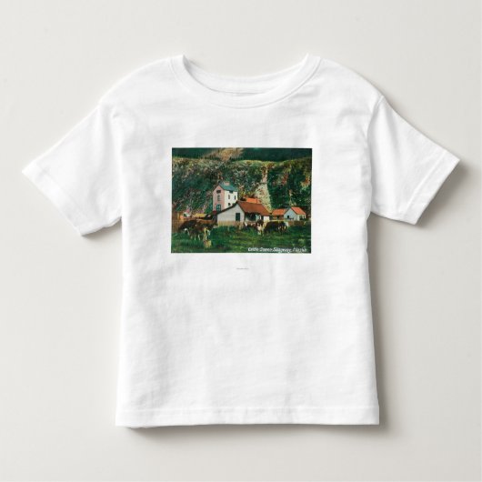 Rundvee tussen Barns SceneSkagway, AK Kinder Shirts (Voorkant)
