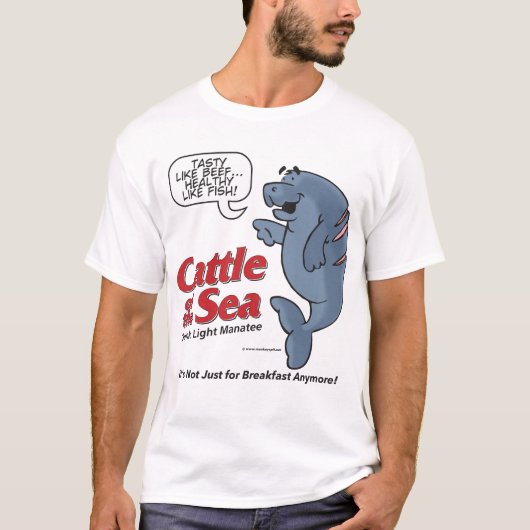 Rundvee van het Zee - Max Manatee T-shirt (Voorkant)