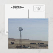Rundvee, windmolen en ghost briefkaart (Voorkant / Achterkant)