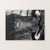 Rundvee, zwart en wit legpuzzel (Horizontaal)