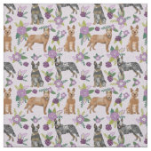 Rundveefhonden, lavendermeel stof (Swatch)