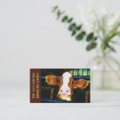 Rundveegras Funny Cow Visitekaartje (Staand voorkant)