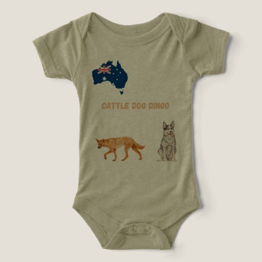Rundveehond babyshirt (Design voorkant)