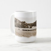 Rundveer in Sepia Koffiemok (Voorkant links)